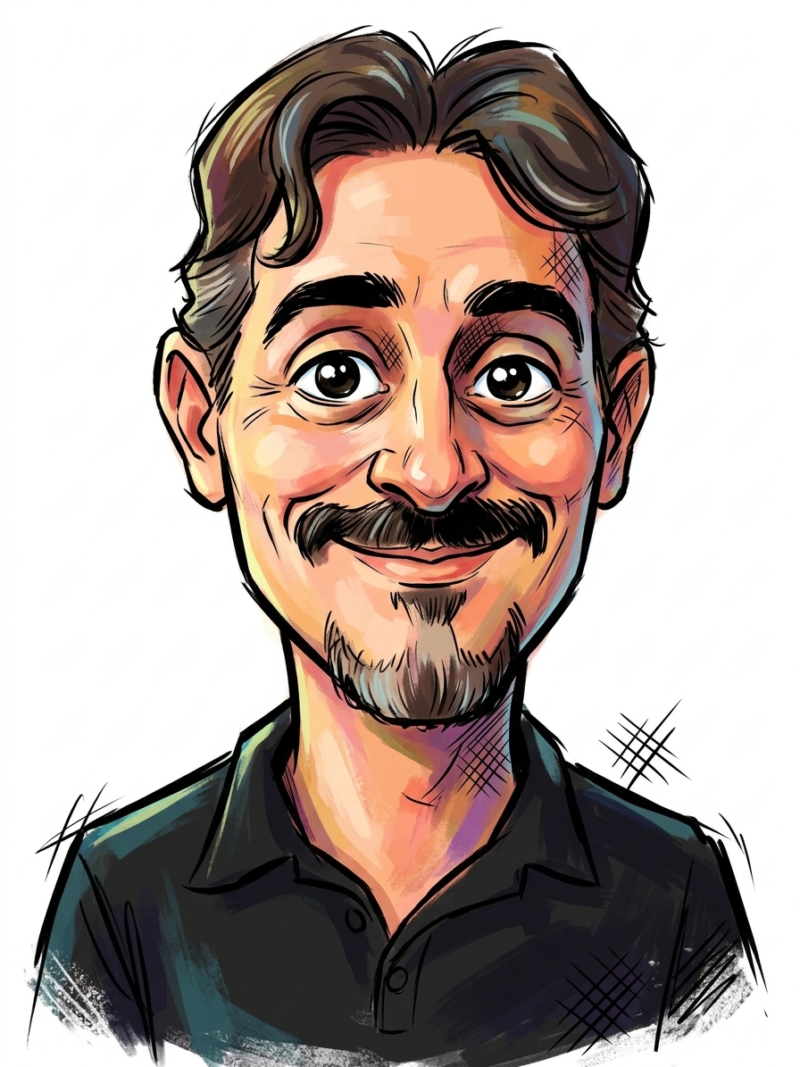 Caricatura de José M. Fortunati
